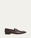 Berluti Lorenzo Leather Loafers In Brown