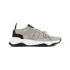 Berluti Mesh Sneakers Leather Inserts In Nude & Neutrals