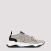 Berluti Mesh Sneakers Leather Inserts In Sand