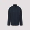 Berluti Mulberry Silk Long-sleeved Shirt In Blue