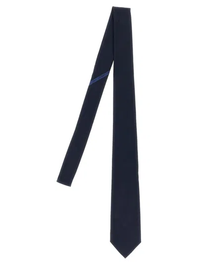 Berluti Navy Blue Classic Scritto Tie