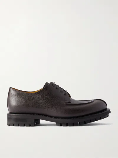 Berluti New Oslo Full-grain Leather Derby Shoes In Brown