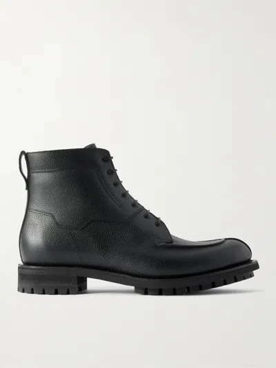 Berluti New Oslo Full-grain Leather Lace-up Boots In Black