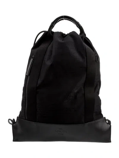 Pre-owned Berluti Nylon Bucket Bag In Black