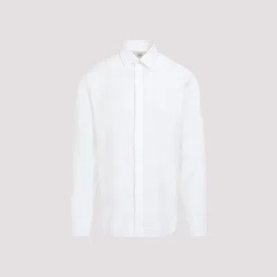 BERLUTI OFF WHITE SILK SHIRT