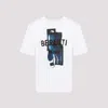 Berluti Optic White Printed Cotton T-shirt In White