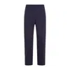 Berluti Dark Blue Blue Cotton Track Pants In Blue