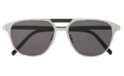 Pre-owned Berluti Paris Scritto Acetate Silver Sunglasses Glasses