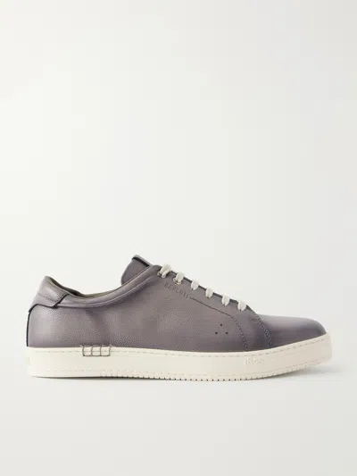 Berluti Playtime Full-grain Venezia Leather Sneakers In Gray