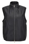 Berluti Scritto Print Sleeveless High Collar Vest