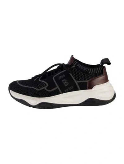 Pre-owned Berluti Printed Sneakers In Black