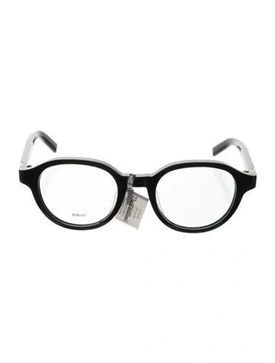 Pre-owned Berluti Round Eyeglasses In Black