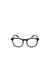 Berluti Round Frame Glasses In Black