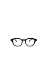 Berluti Round Frame Glasses In Black