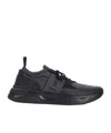 Berluti Men's Shadow Textile Sneakers In Black