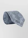 Berluti Classic Scritto Tie In Gray