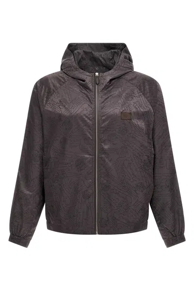 Berluti 'scritto' Jacket In Gray