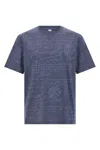 Berluti Crew Neck Short-sleeved T-shirt In Blue