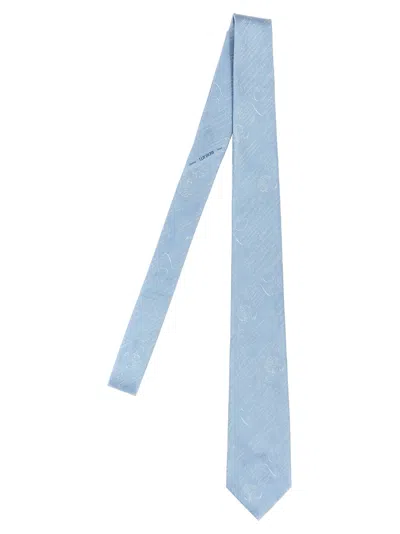 Berluti Scritto Tie In Light Blue