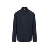 Berluti Mulberry Silk Long-sleeved Shirt In Blue