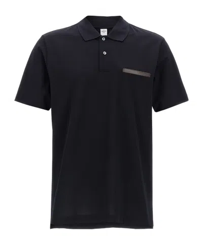 Berluti Short-sleeved Polo Shirt In Blue