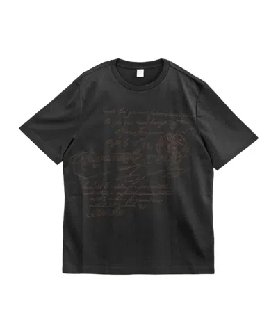 Berluti Short-sleeved T-shirt In Black