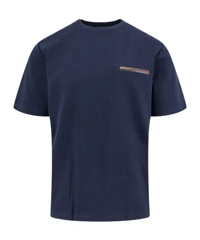 Berluti Short-sleeved T-shirt In Blue