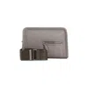 Berluti Grained Leather Shoulder Bag In Gray