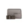 Berluti Grained Leather Shoulder Bag In Gray