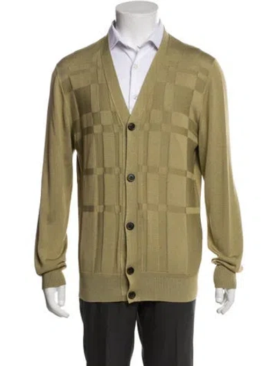Pre-owned Berluti Silk Utility Jacket In Green