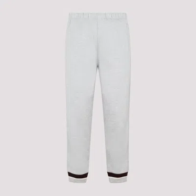 Berluti Silver Grey Cotton Pants