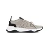 Berluti Mesh Sneakers Leather Inserts In Beige