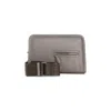 Berluti Grained Leather Shoulder Bag In Gray