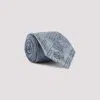 Berluti Classic Scritto Tie In Gray