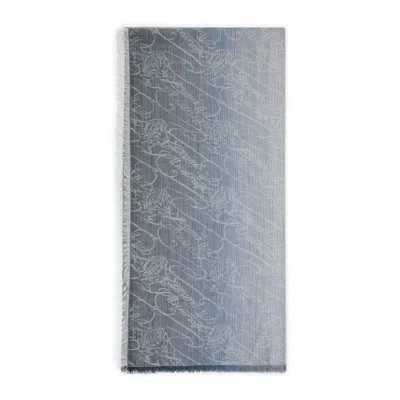 Berluti Wool And Silk Scarf In Gray