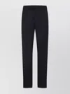 Berluti Wool Blend Straight Leg Pants With Pockets In Black