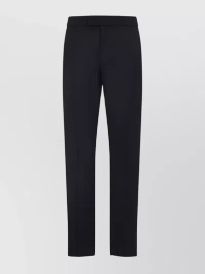BERLUTI WOOL BLEND STRAIGHT LEG PANTS WITH POCKETS