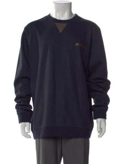 Pre-owned Berluti Wool Crew Neck Sweatshirt In Blue