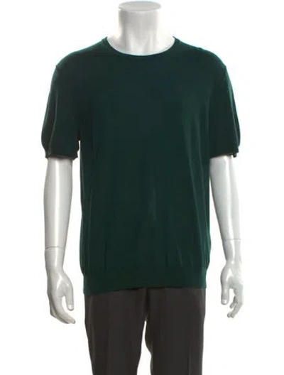 Pre-owned Berluti Wool Crew Neck T-shirt In Green