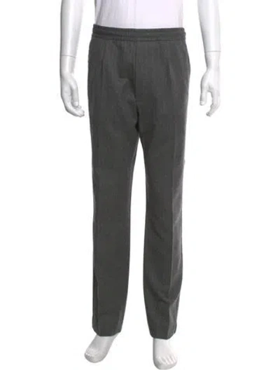 Pre-owned Berluti Wool Dress Pants In Gray
