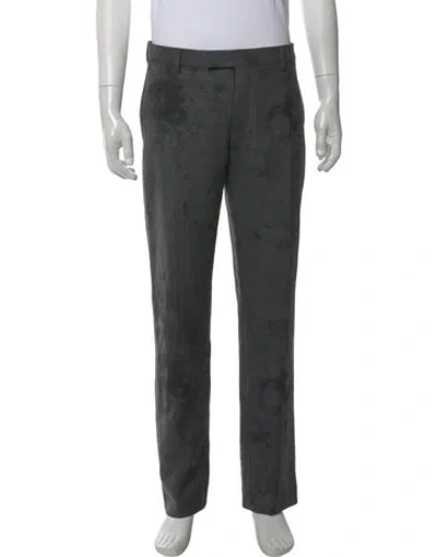Pre-owned Berluti Wool Dress Pants In Gray