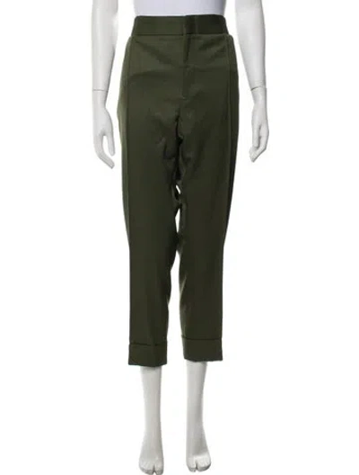 Pre-owned Berluti Wool Dress Pants In Green