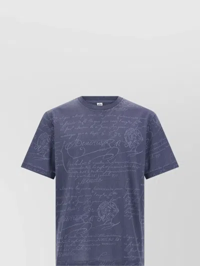 BERLUTI 'WRITTEN' CREW NECK T-SHIRT