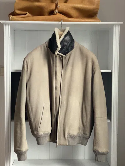 Pre-owned Berluti X Haider Ackermann Fw18 Runway Lizard Shearling