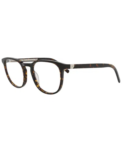 Berlutti Men's 53mm Optical Frames In Brown