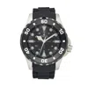Bermuda Watch Company Bermuda Watch Co Shelly Bay Smart Light Black & Silver Watch Mens In Black