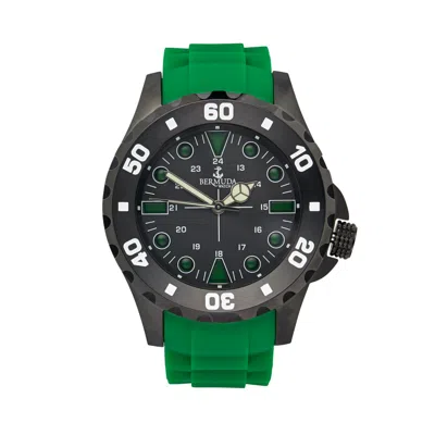 Bermuda Watch Company Bermuda Watch Co Shelly Bay Smart Light Green & Black Watch Mens Regular Price