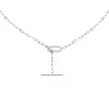 Bermuda Watch Company Women's Annie Apple Astrid Interlock Sterling Silver Chain Necklace In Silver
