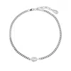 Bermuda Watch Company Women's Annie Apple Cleo Sterling Silver Pearl Pendant Chain Necklace In Silver