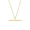 Bermuda Watch Company Women's Annie Apple Zaria Sterling Silver, Gold Vermeil Charm Pendant Necklace In Gold